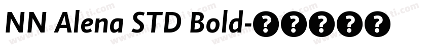 NN Alena STD Bold字体转换